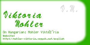 viktoria mohler business card